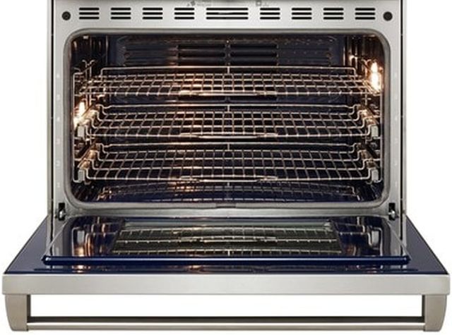 Wolf® 36" Natural Gas Stainless Steel Freestanding Dual Fuel Range-2