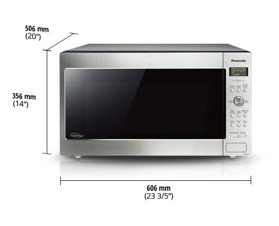 Panasonic Genius® 2.2 Cu. Ft. Stainless Steel Countertop Microwave 1