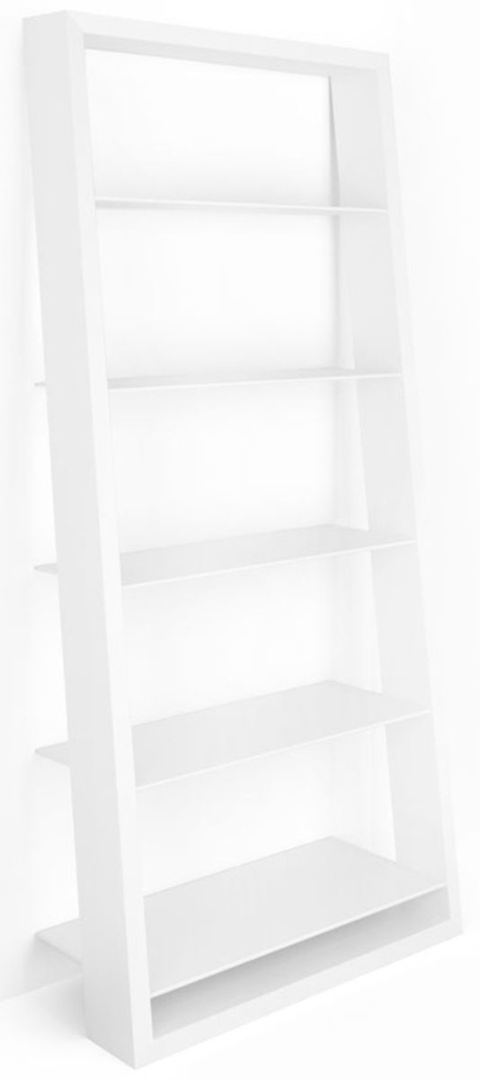 BDI Eileen™ Blanc Satin White Leaning Shelf