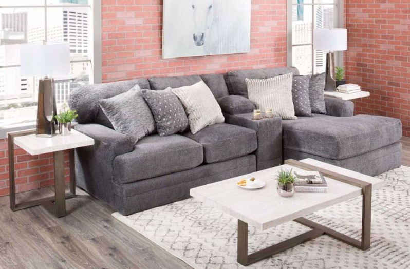 Jackson Furniture Mammoth 3-Piece Smoke Sectional Sofa Set | Van's Home ...