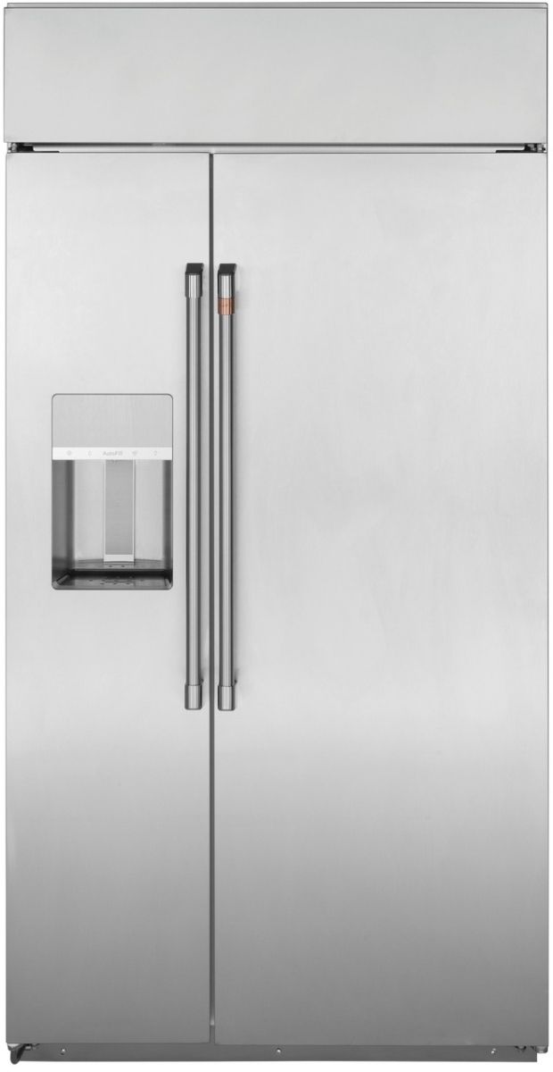 Café™ 28.7 Cu. Ft. Stainless Steel Built-In Side-by-Side Refrigerator-0
