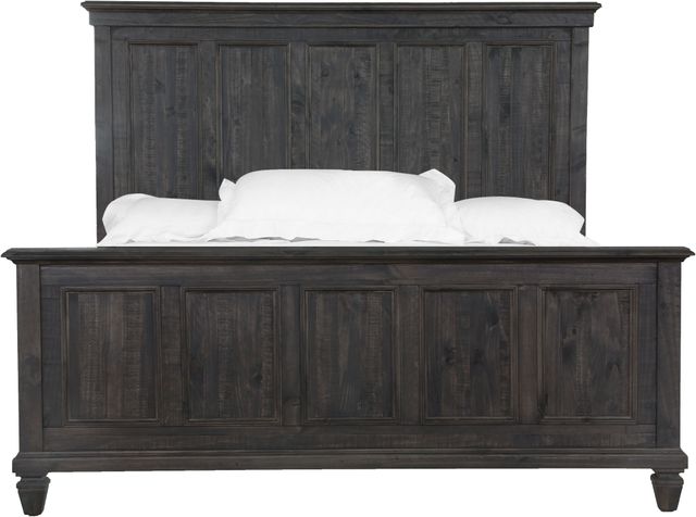 Magnussen Home® Calistoga Weathered Charcoal Queen Panel Bed-0