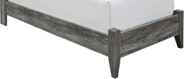 Signature Design by Ashley® Baystorm Gray Twin Panel Footboard with Rails 0