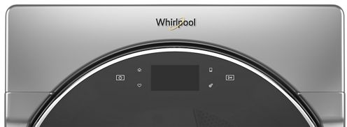 Whirlpool® 7.4 Cu. Ft. Chrome Shadow Front Load Electric Dryer 2