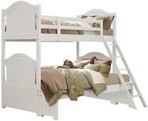Homelegance® Clementine White Twin/Full Bunk Bed