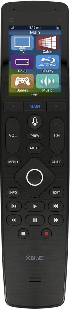 URC® Complete Control® Black Universal Remote