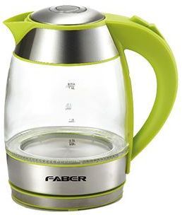 Faber FCK Cristallo 1.8 Liter Jug Kettle-Green