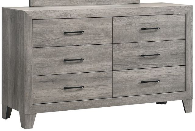 Crown Mark Hopkins Drift Wood Dresser | King's Furniture & Appliance