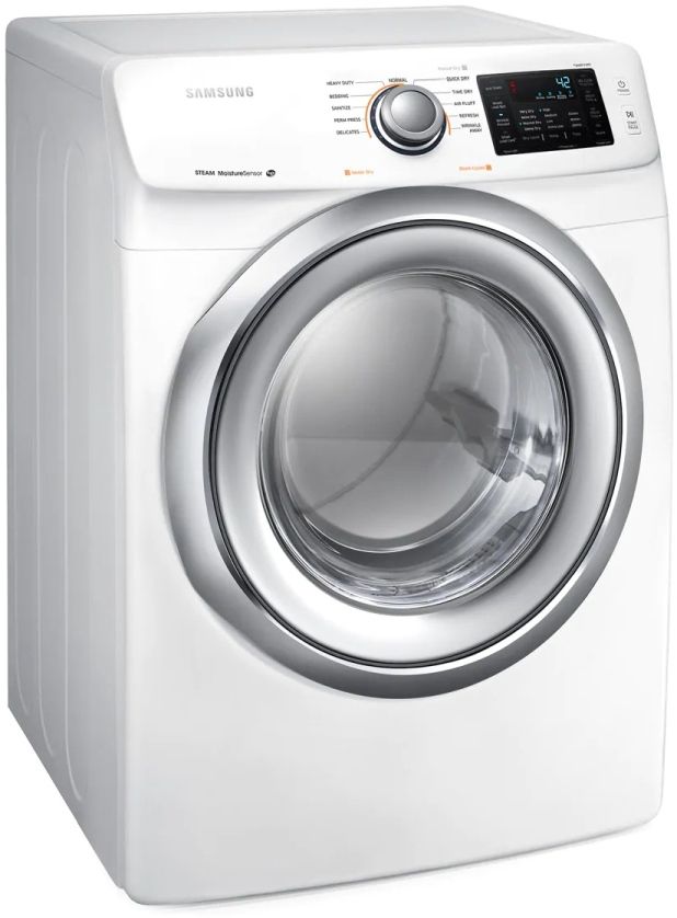 Samsung 7.5 Cu. Ft. White Electric Dryer-3