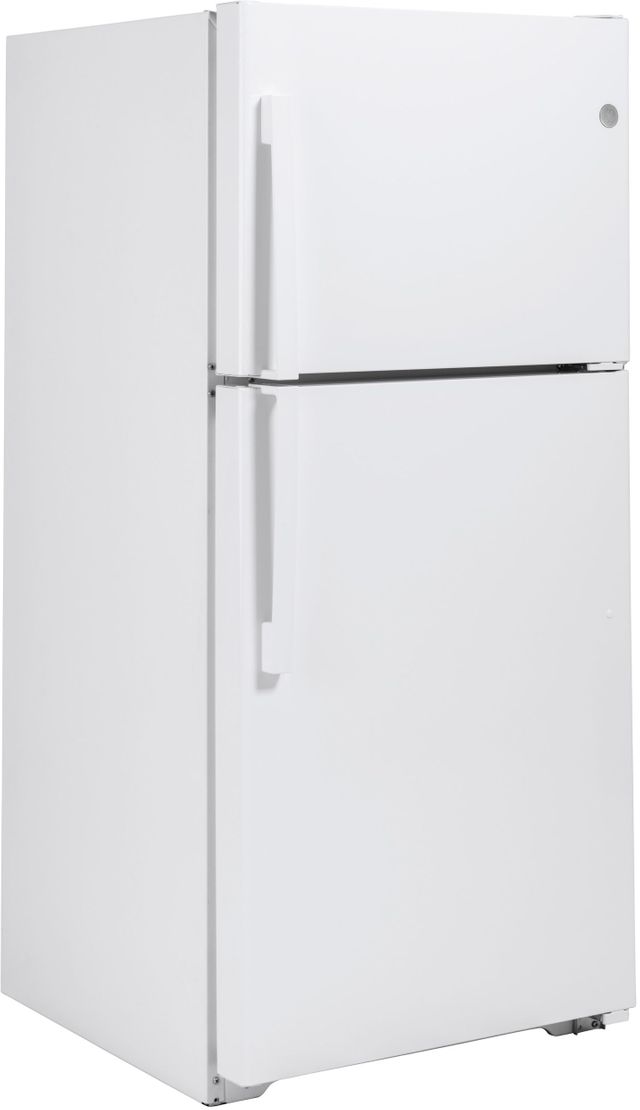 GE® 21.9 Cu. Ft. White Top Freezer Refrigerator (S/D) 4