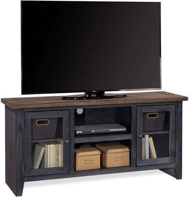 Aspenhome® Eastport Drifted Black 58" Console with 2 Doors 0