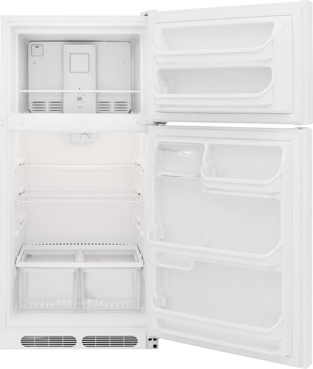 Frigidaire® 14.5 Cu. Ft. White Top Freezer Refrigerator 1