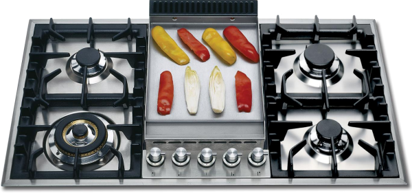 Ilve® 35" Stainless Steel Gas Cooktop