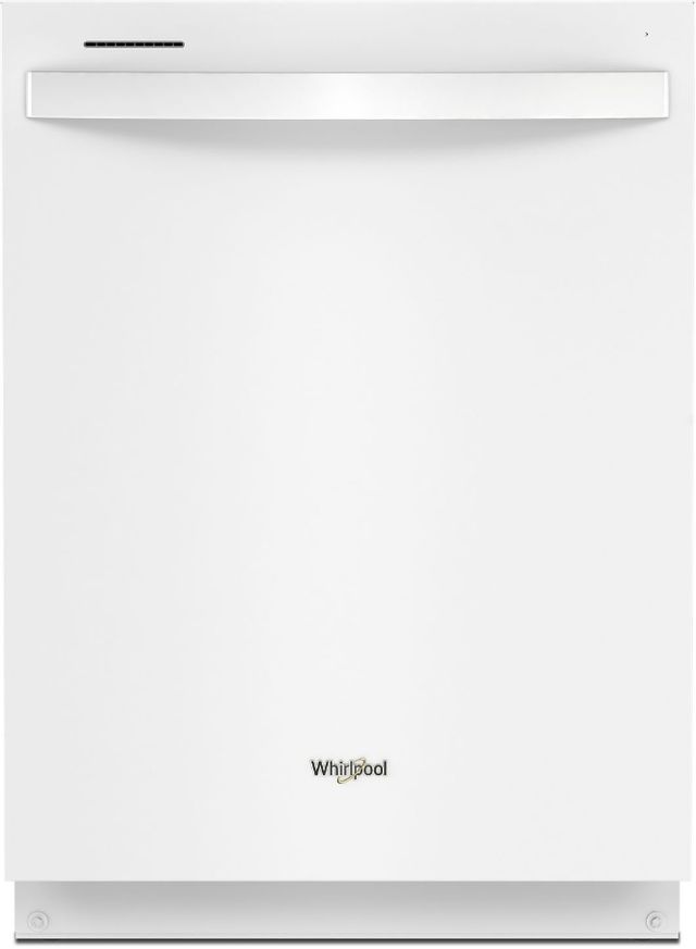 Lave-vaisselle encastré à commandes dissimulées de 24 po Whirlpool® - Blanc