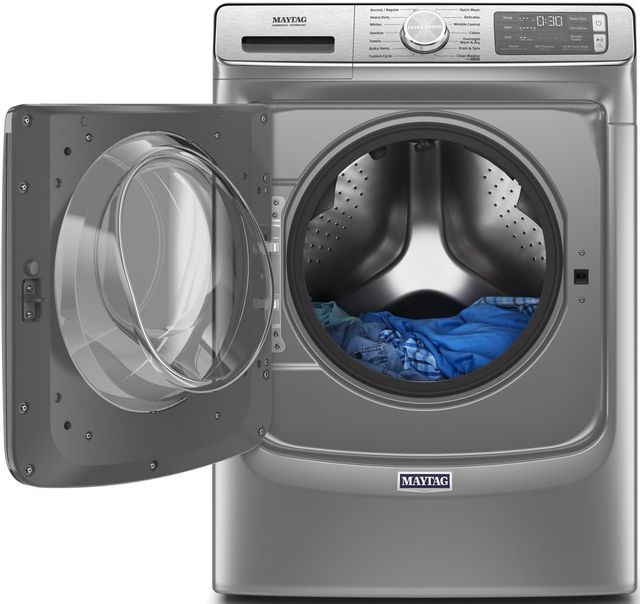 Maytag® 5.0 Cu. Ft. Metallic Slate Front Load Washer 2