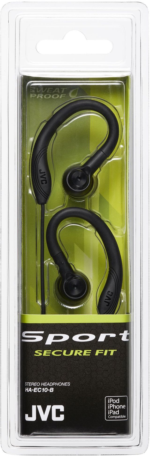 JVC HA-EC10-B In-Ear Sport Headphones 1