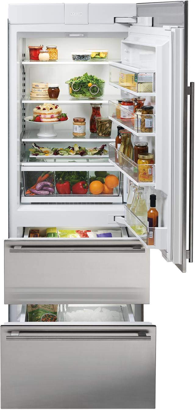 Sub-Zero® Designer 15.6 Cu. Ft. Panel Ready Bottom Freezer Refrigerator-2