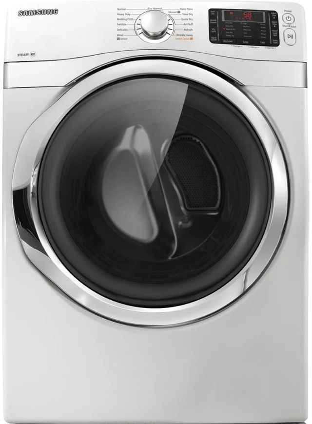 Samsung 7.5 Cu. Ft. White Electric Dryer 0
