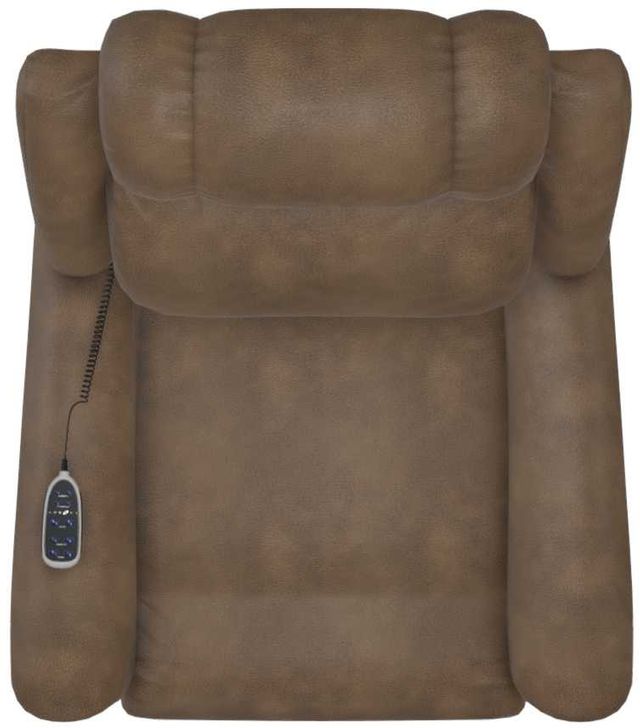 La-Z-Boy® Clayton Ash Gold Power Lift Recliner with Massage and Heat 3