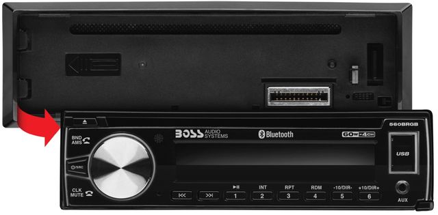 BOSS® Audio Systems 560BRGB CD Receiver 4