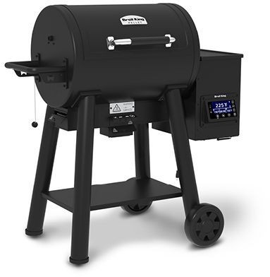 Broil King® Crown Pellet 400 Black Free Standing Smoker and Grill 4