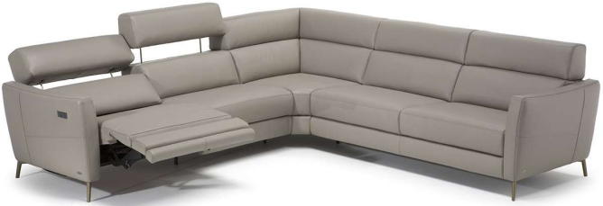 reservering Harmonisch In Natuzzi Editions Greg 4-Piece Power Reclining Sectional | Chesnick  Furniture | Victoria, TX