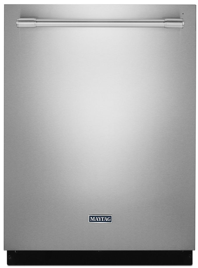 maytag top control powerful dishwasher in fingerprint resistant stainless steel