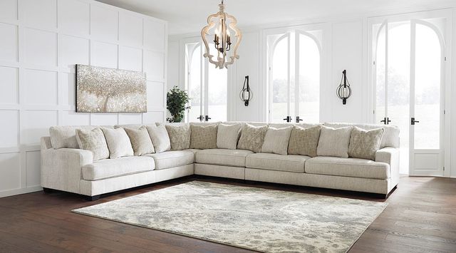 Signature Design by Ashley® Rawcliffe 4-Piece Parchment Sectional ...