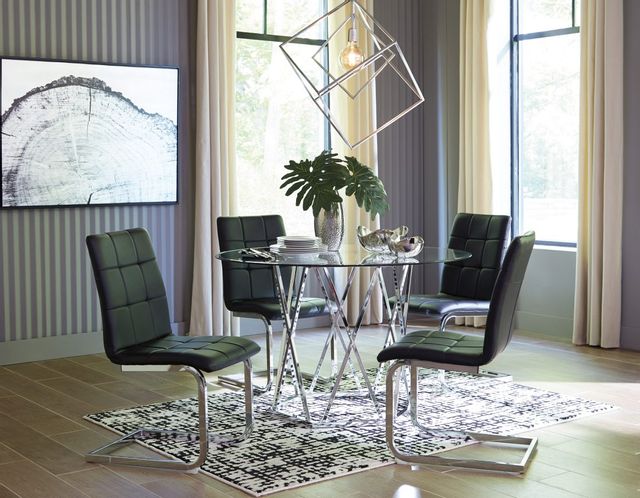 Signature Design by Ashley® Madanere Chrome Dining Room Table 5