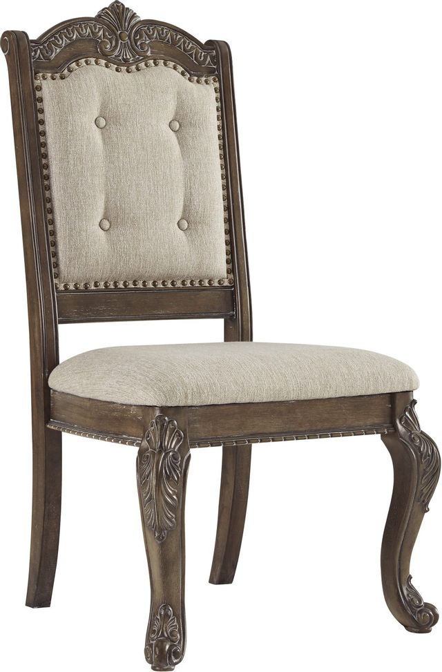 Signature Design by Ashley® Charmond Brown Upholstered Dining Side Chair