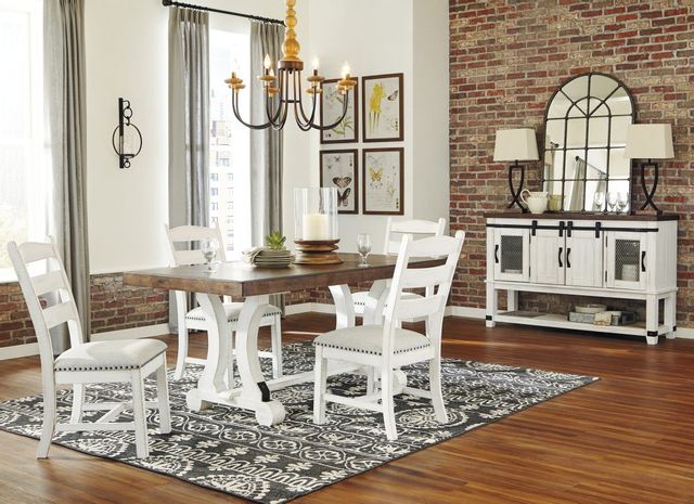 Signature Design by Ashley® Valebeck White/Brown Dining Room Table 4