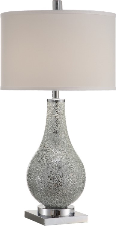 Crestview Collection Ascott Silver Chrome Table Lamp