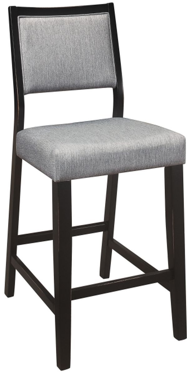 Homelegance® Stratus Black/Gray Counter Height Chair