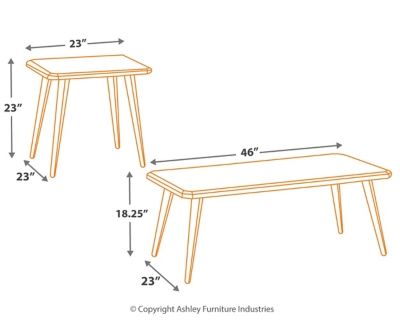 Signature Design by Ashley® Fazani 3 Piece Dark Brown Occasional Table Set-1