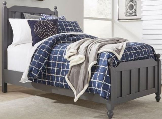 Liberty Cottage View Dark Gray Youth Twin Panel Bed-0