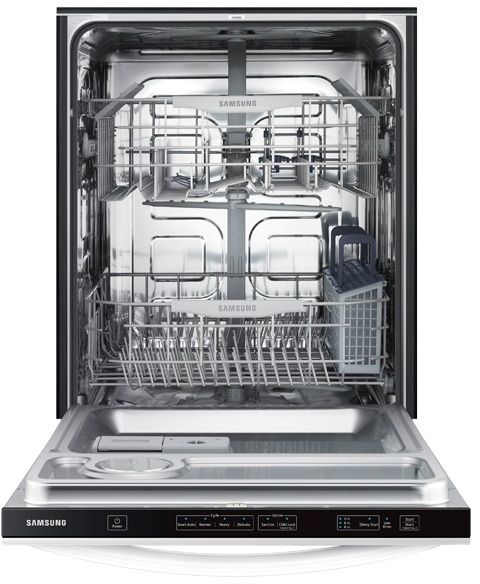 Samsung 24" White Top Control Built In Dishwasher 1