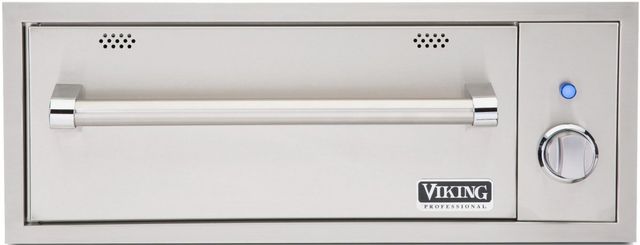 Viking® 5 Series 30" Stainless Steel Outdoor Warming Drawer-0