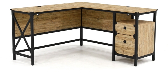 Steel river clearance l shaped desk