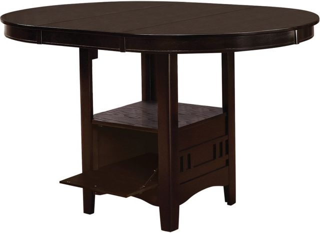 Coaster® Lavon Espresso Oval Counter Height Table 1