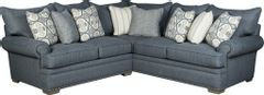 Craftmaster Craftwood 23 Blue Essentials Sectional