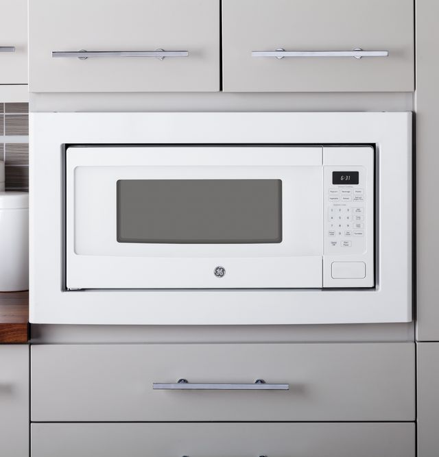 GE Profile™ 1.1 Cu. Ft. White Countertop Microwave 3