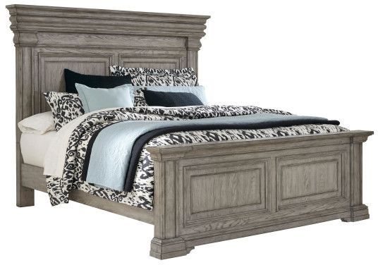 Pulaski Madison Queen Heritage Taupe Panel Bed-0