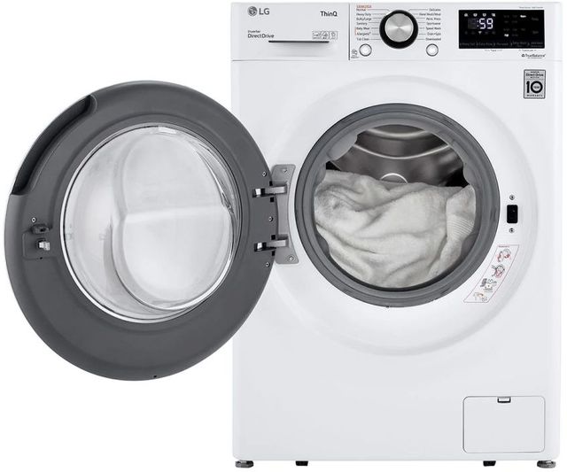 LG 2.4 Cu. Ft. White Front Load Washer 7