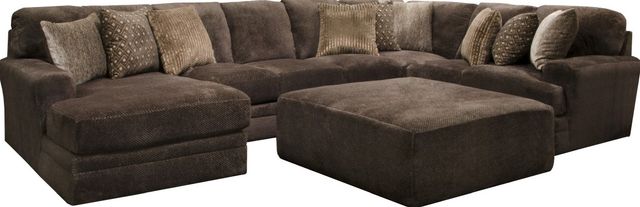 Jackson Furniture Mammoth 3-Piece Chocolate Sectional Sofa Set