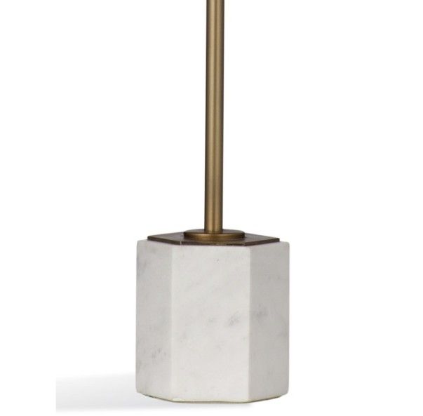 Bassett Mirror Correy Gold/Marble Table Lamp | Bob Mills Furniture