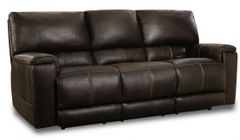 HomeStretch Custom Comfort Brown Double Reclining Power Sofa