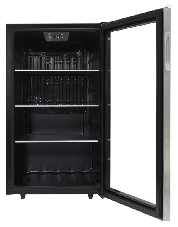 danby mini fridge clear door