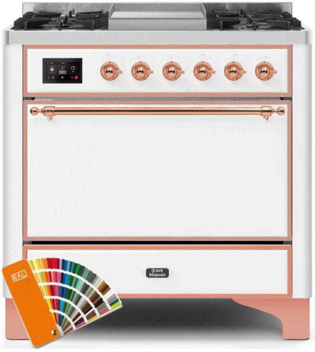 coloured freestanding ovens