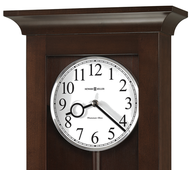 Howard Miller® Braxton Black Coffee Wall Clock 1