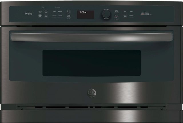 GE Profile™ 27" Black Stainless Steel Electric Built In Single Oven-0